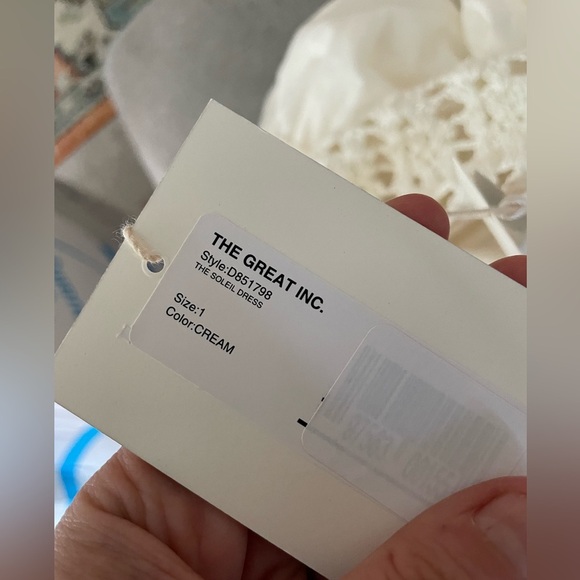 THE GREAT. Cream Maxi Dress - Picture 9 of 10